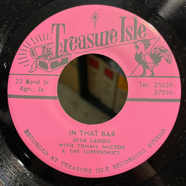 JOYA LANDIS WITH TOMMY MCCOOK & THE SUPERSONICS / TOMMY MCCOOK & THE SUPERSONICS  [In That Bar / Billy Joe]