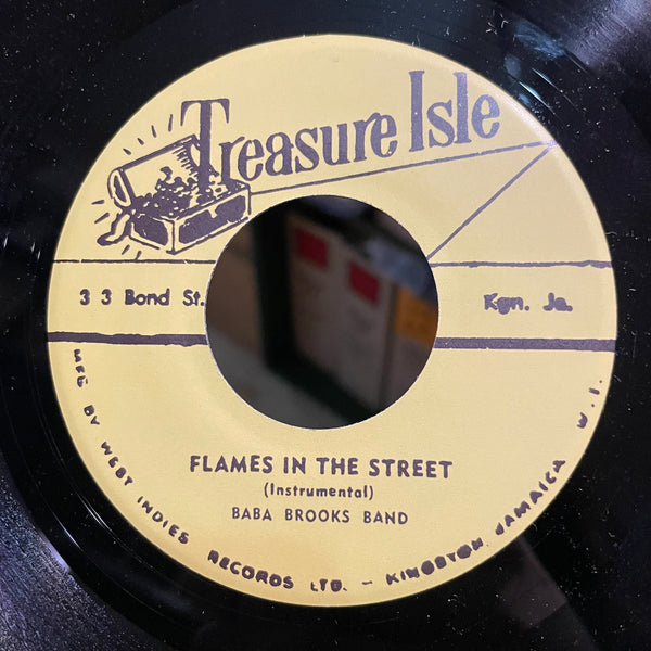 BABA BROOKS BAND / THE MIRACLES [Flames In The Street / I'm Gonna Move On]