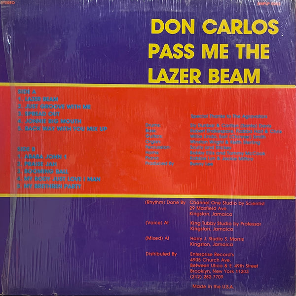 DON CALROS [Pass Me The Lazer Beam]