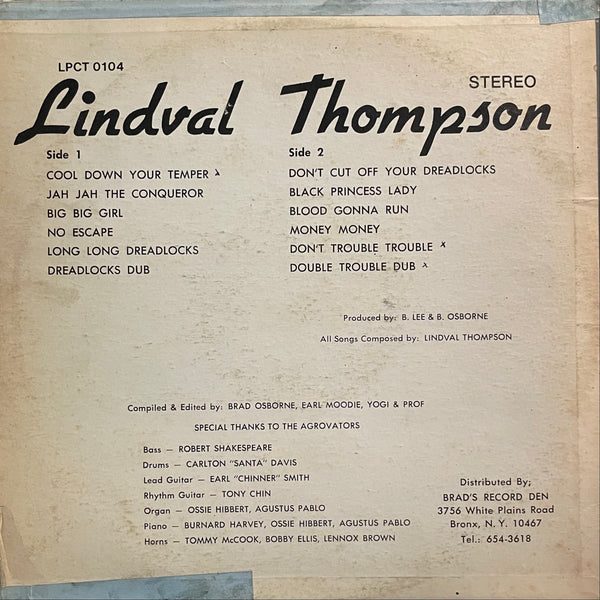 LINVAL THOMPSON [Cool Down ]