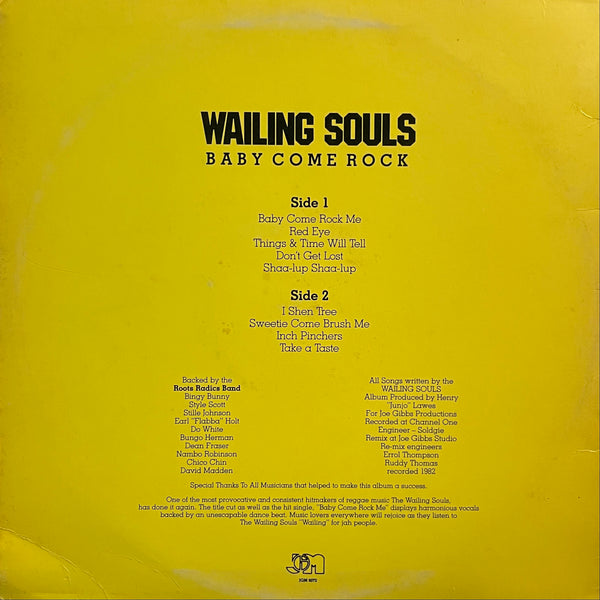 WAILING SOULS [Baby Come Back]