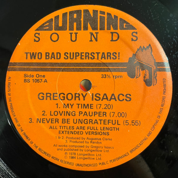 GREGORY ISAACS / DENNIS BROWN [Two Bad Superstars !]