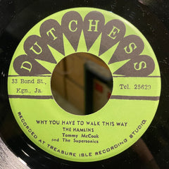 THE HAMLINS / LYNN TAITT WITH TOMMY MCCOOK [Why You Have To Walk This Way / Tom Dooley]