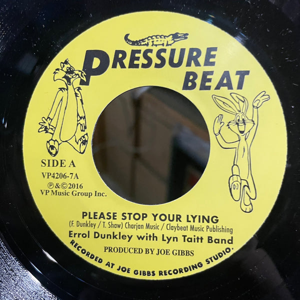 ERROL DUNKLEY [Please Stop Your Lying / You're Gonna Need Me]