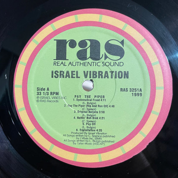 ISRAEL VIBRATION [Pay The Piper]