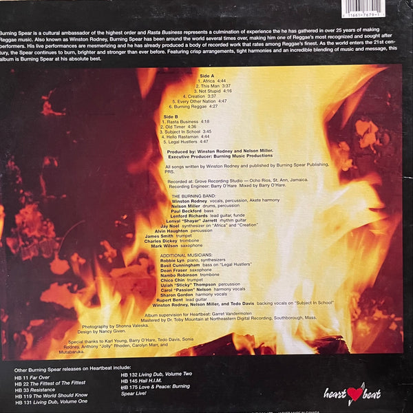 BURNING SPEAR [Rasta Business]