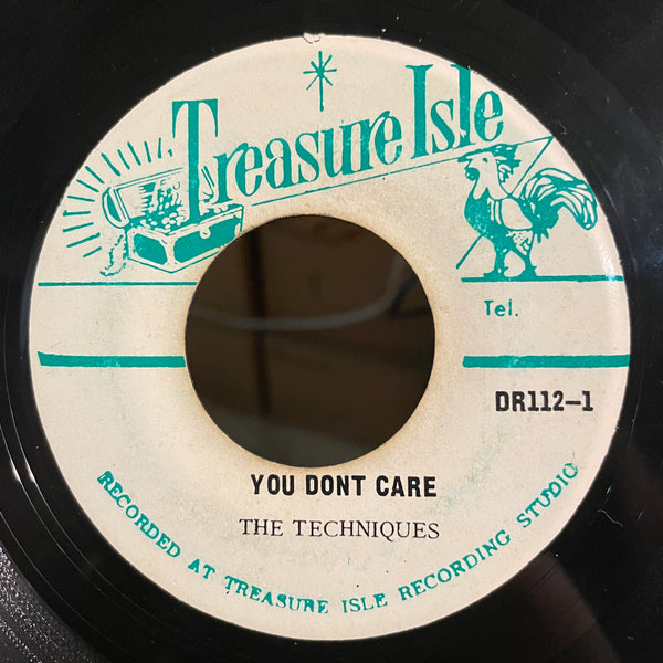 THE TECHNIQUES / TOMMY MCCOOK & THE SUPERSONICS [You Don't Care / Don On Bond Street]