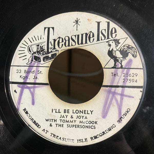 JAY & JOYA / SUPERSONICS [I'll Be Lonely / Second Fiddle]