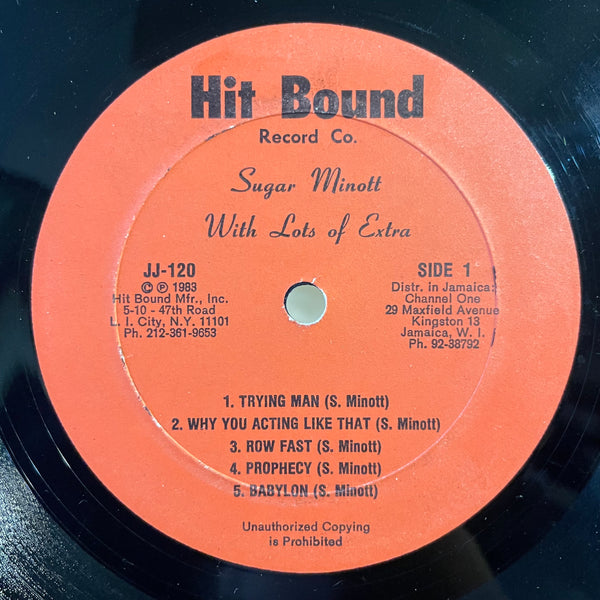 SUGAR MINOTT [With Lots Of Extra]