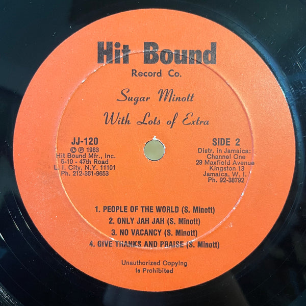 SUGAR MINOTT [With Lots Of Extra]