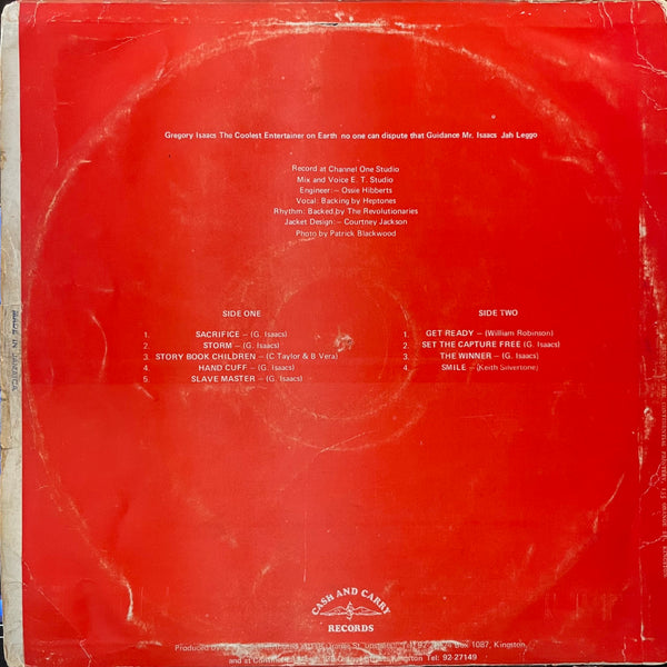 GREGORY ISAACS [Mr. Isaacs]