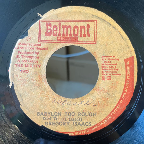 GREGORY ISAACS [Babylon Too Rough]
