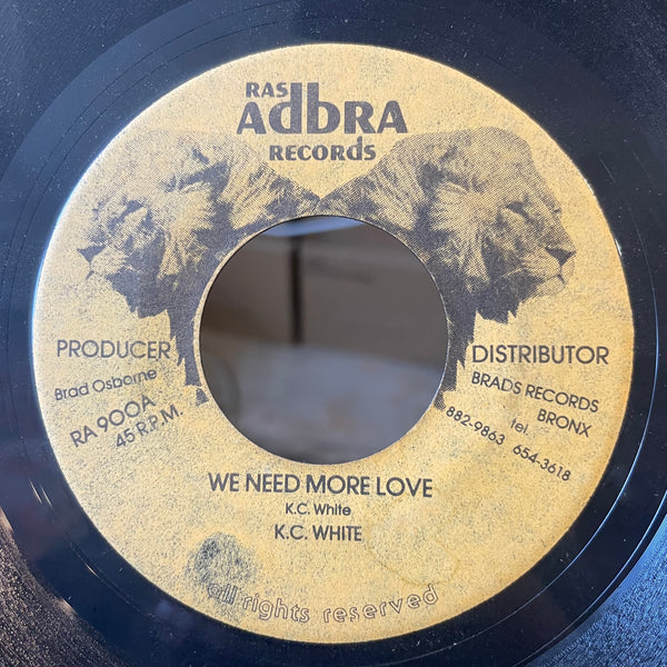 K C WHITE [We Need More Love]
