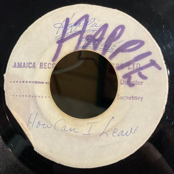 THE HEPTONES / JACKIE MITTOO & SOUND DIMENSION [How Can I Leave / Rahtid]