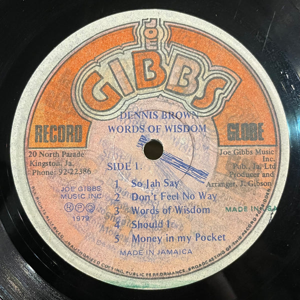 DENNIS BROWN [Words Of Wisdom]