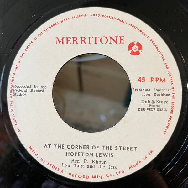 HOPETON LEWIS [At The Corner Of The Street / Move Along With Me]