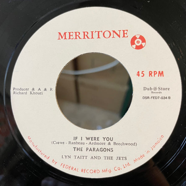 THE PARAGONS [Talking Love / If I Were You]