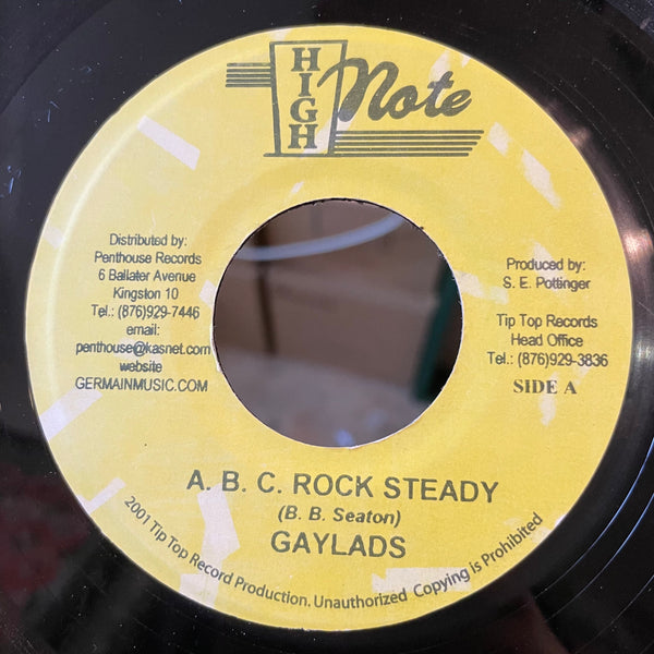 THE GAYLADS / JOE WHITE & CHUCK [A B C Rock Steady / My Love]