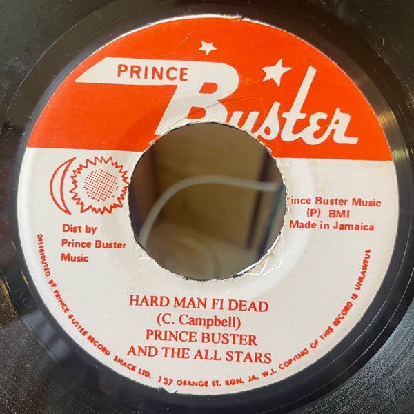 PRINCE BUSTER / RAYMOND HERPER [Hard Man Fe Dead / Mighty Rose]