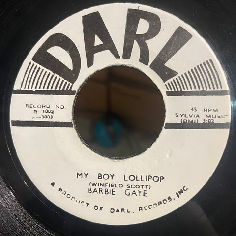 BARBIE GAYE [My Boy Lolipop / Say You Understanding]