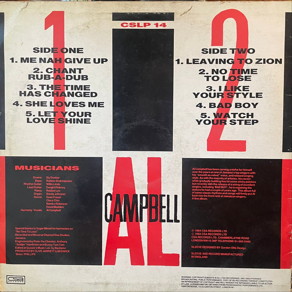 AL CAMPBELL [Bad Boy]