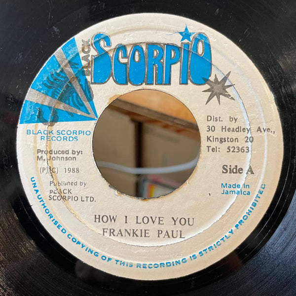 FRANKIE PAUL [How I Love You]