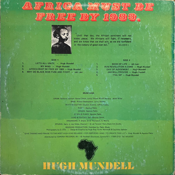 HUGH MUNDELL [Africa Must Be Free By 1983]