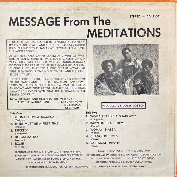 THE MEDITATIONS [Message From The Meditations]
