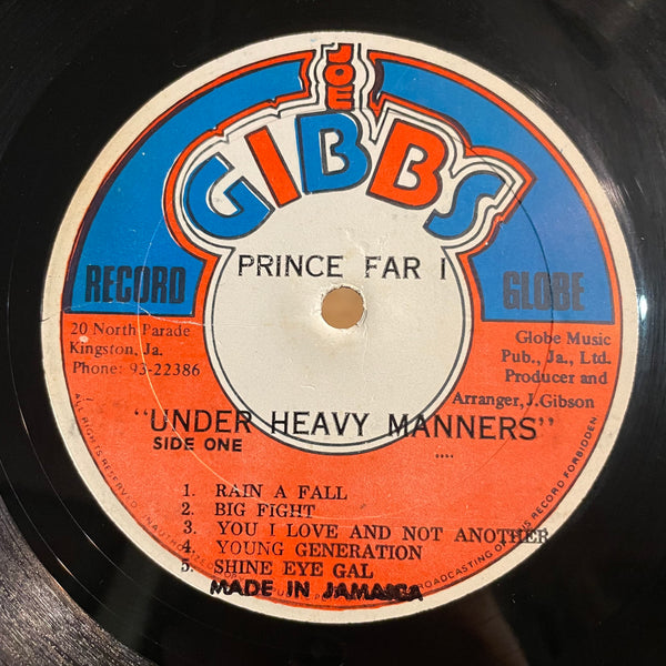 PRINCE FAR- I [Under Heavy Manners]