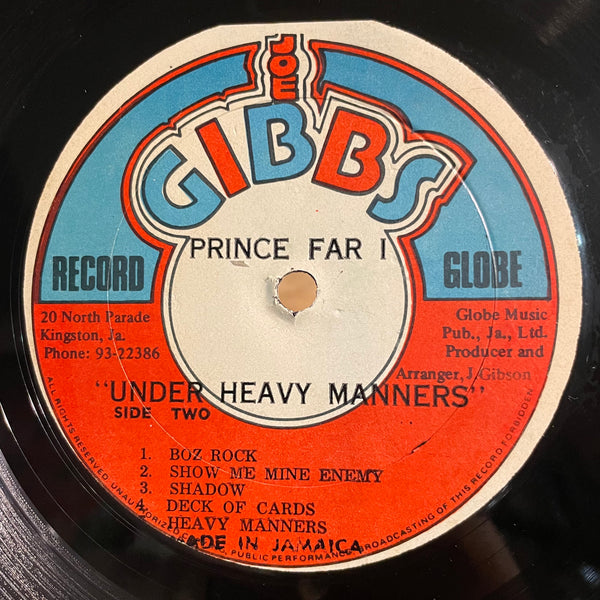 PRINCE FAR- I [Under Heavy Manners]