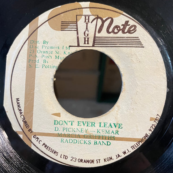 MARCIA GRIFFITHS [Don't Ever Leave]