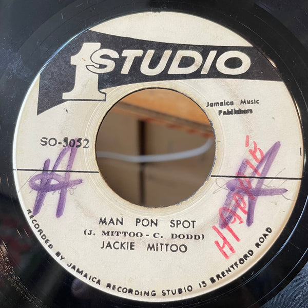 JACKIE MITTOO / BOP & BELLTONES [Man Pons Pot / Not For A Moment]
