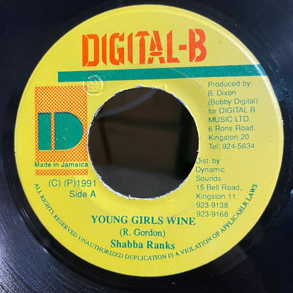 SHABBA RANKS [Young Girls Wine]