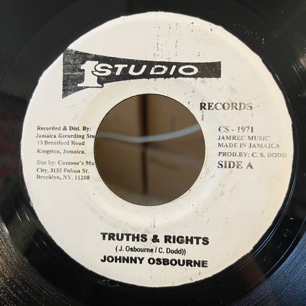 JOHNNY OSBOURNE [Truths And Rights / Let Me In]