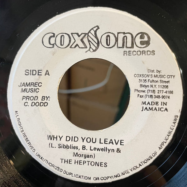 THE HEPTONES [Why Did You Leave]
