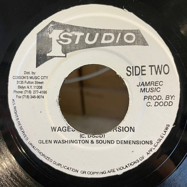 GLEN WASHINGTON [Wages Of Sin]