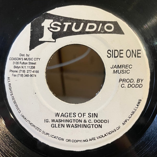 GLEN WASHINGTON [Wages Of Sin]