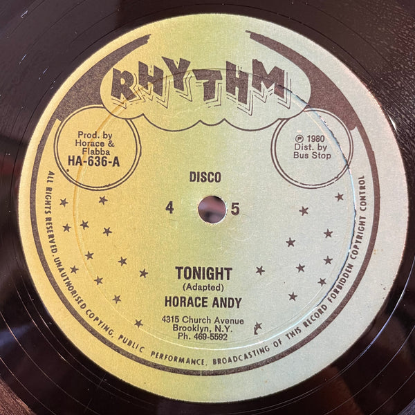 HORACE ANDY [Tonight]
