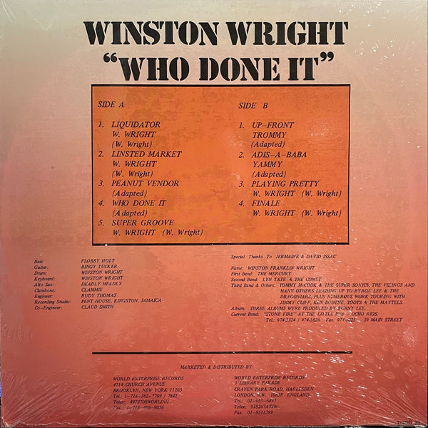 WINSTON WRIGHT [Who Done It]