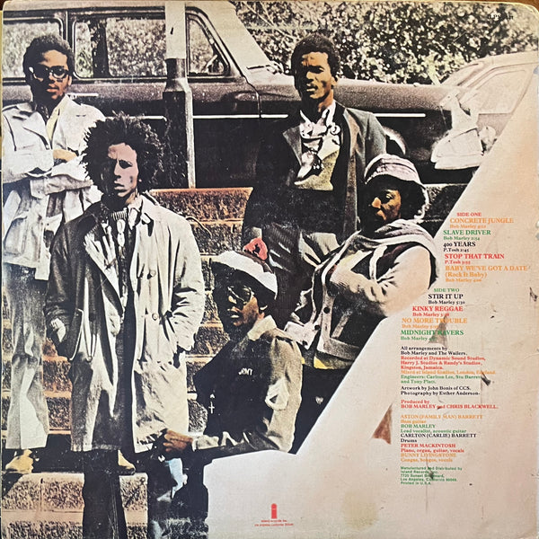 BOB MARLEY AND THE WAILERS [Catch A Fire]