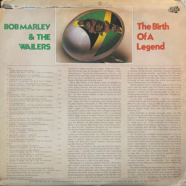 BOB MARLEY & THE WAILERS [The Birth Of A Legend]