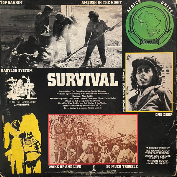 BOB MARLEY & THE WAILERS [Survival]