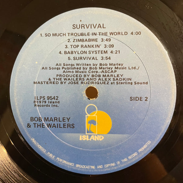 BOB MARLEY & THE WAILERS [Survival]