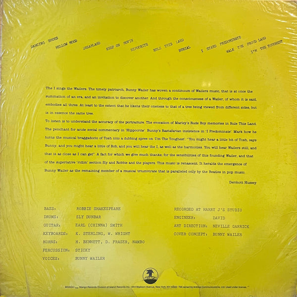 BUNNY WAILER [Sings The Wailers]