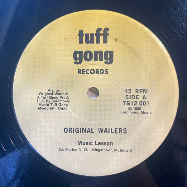 THE ORIGINAL WAILERS [Music Lesson / Nice Time]