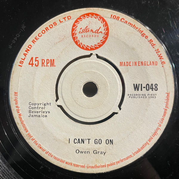 OWEN GREY [I'm Still Waiting / I Can't Go On]