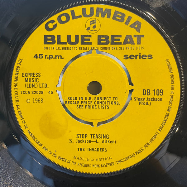 THE INVADORS [Stop Teasing / Invadors At The Carnival ]