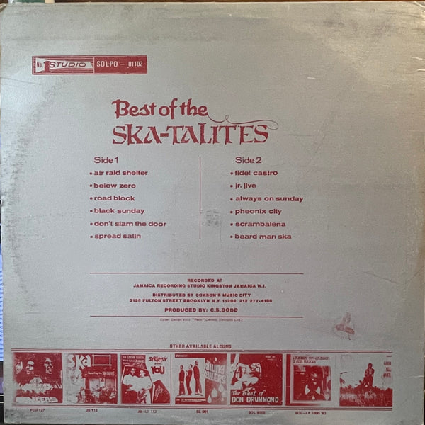 THE SKATALITES [Best Of The Skatalites]