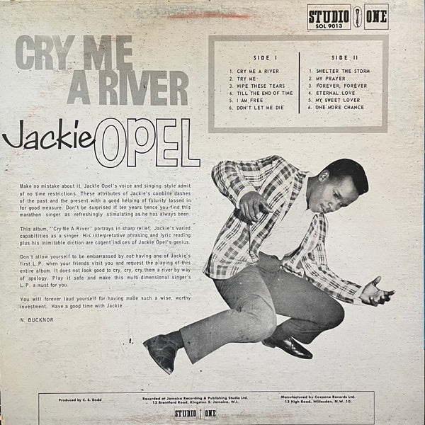 JACKIE OPEL [Cry Me A River]