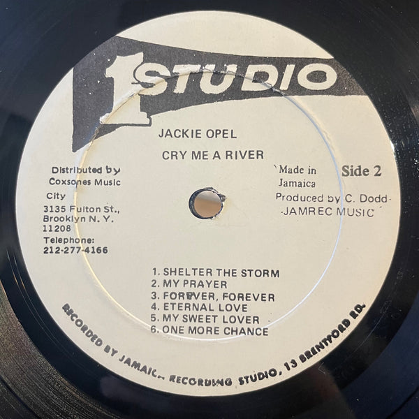 JACKIE OPEL [Cry Me A River]